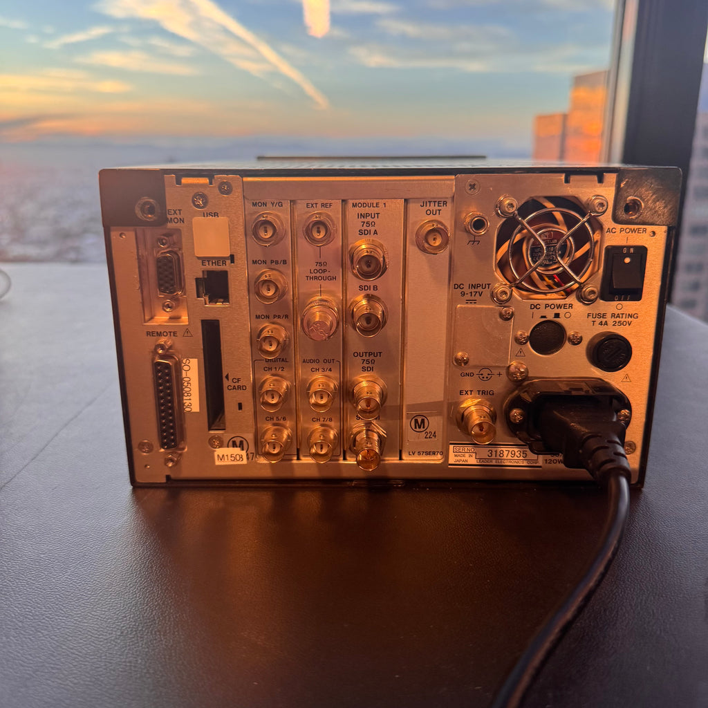 Leader LV-5700A Multi SDI Monitor w/ OP70 Eye Pattern