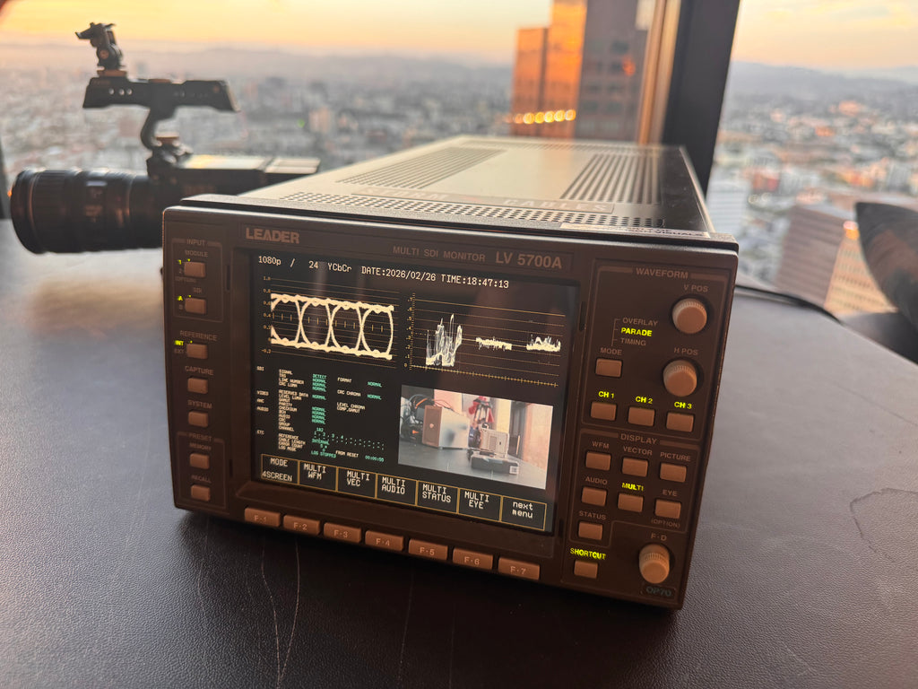 Leader LV-5700A Multi SDI Monitor w/ OP70 Eye Pattern