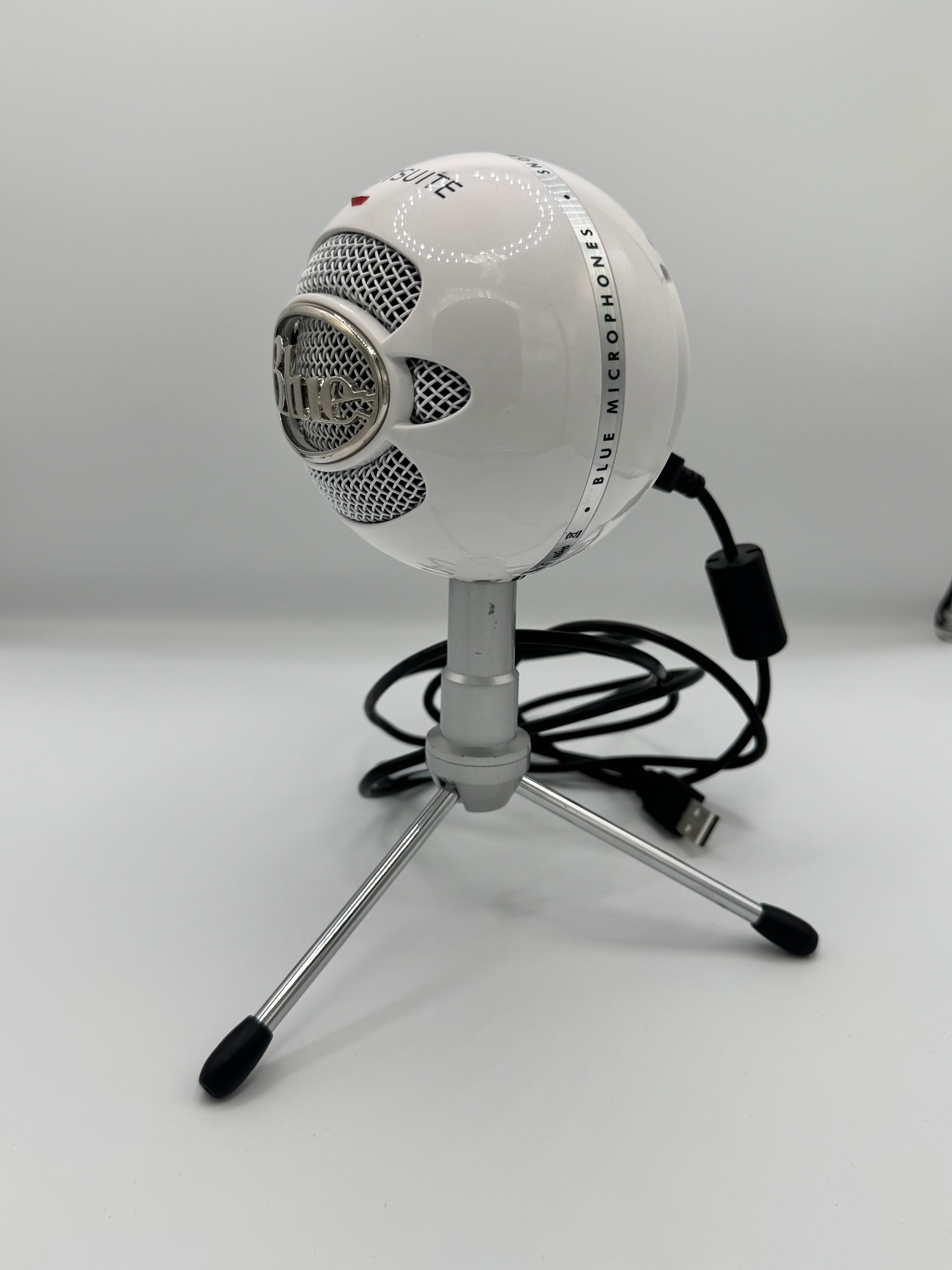 Blue Snowball USB Microphone (White)