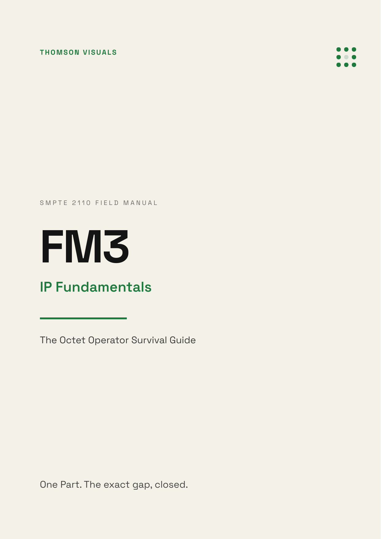 Field Manual 3 — IP Fundamentals